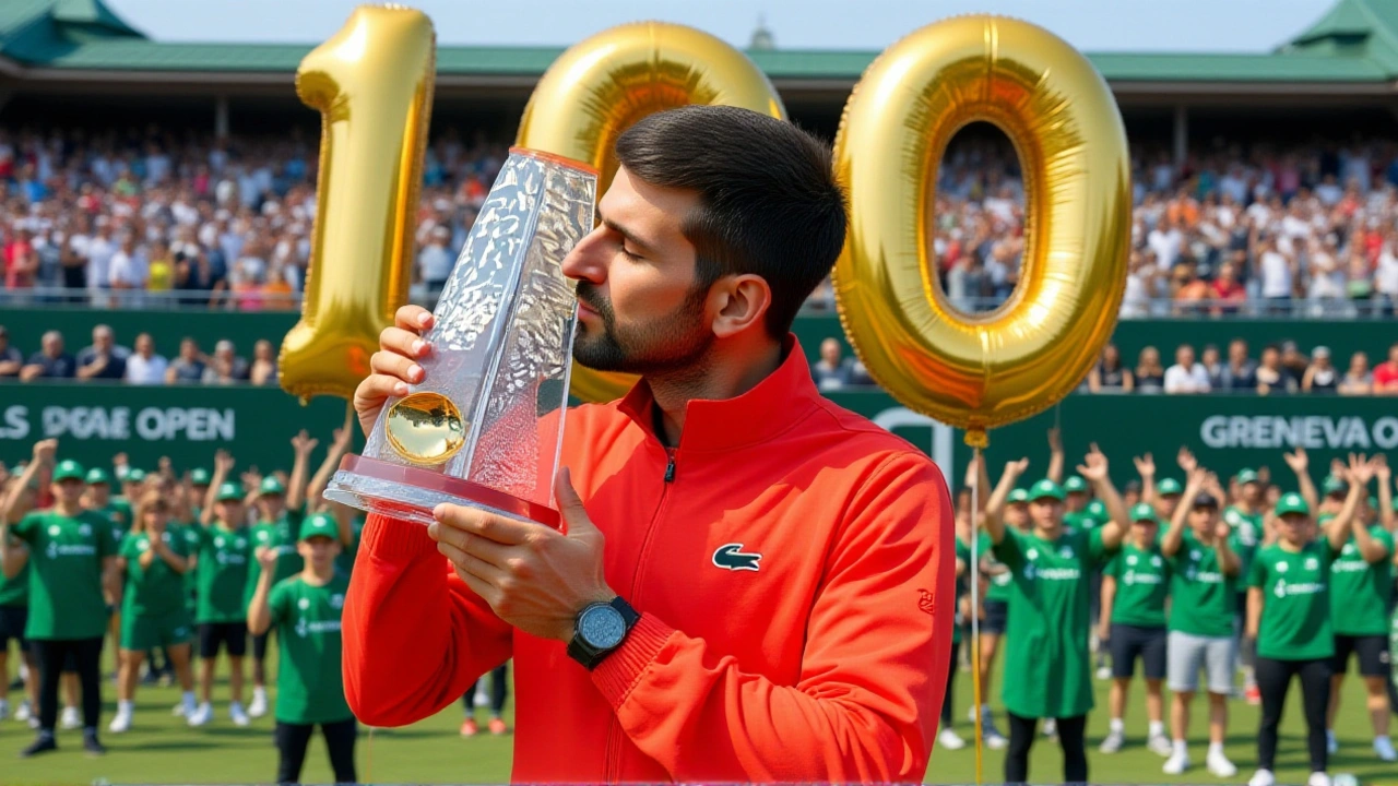 Novak Djokovic conquista 100º título na Geneva Open e entra no Clube dos Centenários